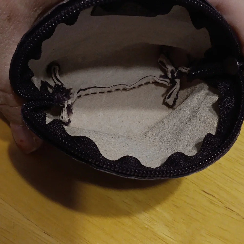 Furla Gray Croc-Embossed Coin Pouch With Dust Bag EUC - Picture 7 of 7